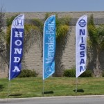 custom flags and banners teardrop banners car yard flags