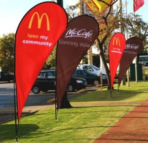 custom flags and banners teardrop banners mcdonalds